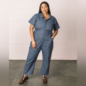 Shop Noble Denim Utility Jumpsuit